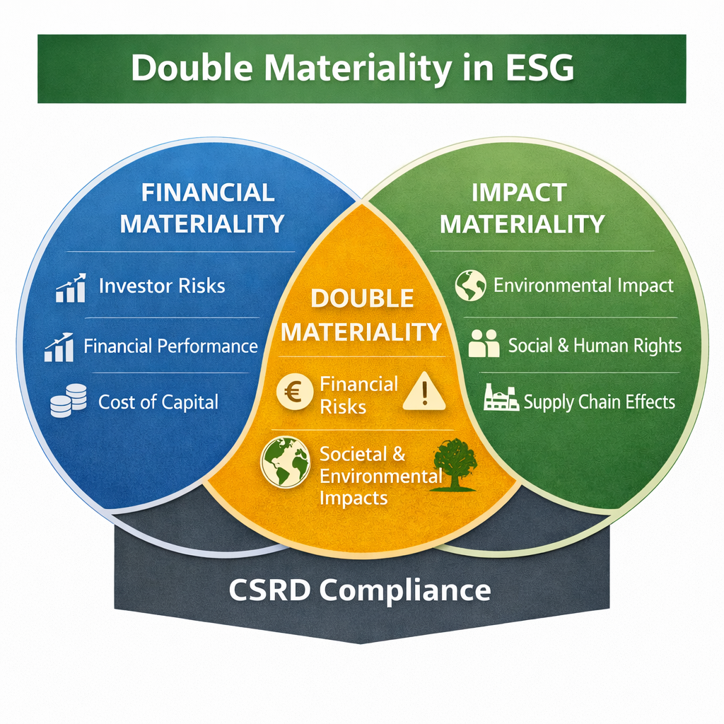 double materiality assessment for ESG reporting and CSRD compliance